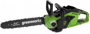 Изображение Цепная пила аккумуляторная бесщеточная Greenworks GD40CS18 (2005807)