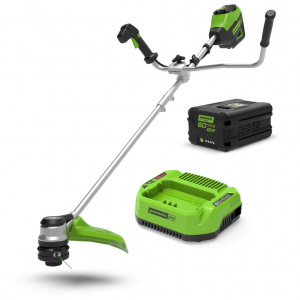 Изображение Триммер аккумуляторный бесщеточный Greenworks GD60BCBK4 (2108407UB)