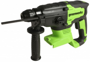 Изображение Перфоратор аккумуляторный бесщеточный Greenworks GD24SDS2 (3803007)