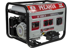 Изображение Электрогенератор Ресанта БГ 6500 Э 64/1/46