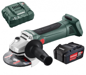 Изображение Аккумуляторная угловая шлифмашина Metabo W 18 LTX 125 T04155