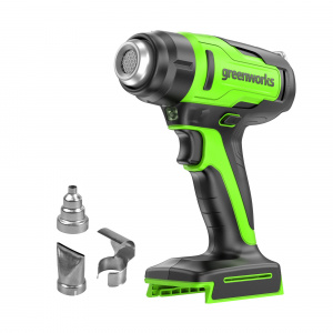 Изображение G24HG Строительный фен аккумуляторный Greenworks, 24V, без АКБ и ЗУ 3400207