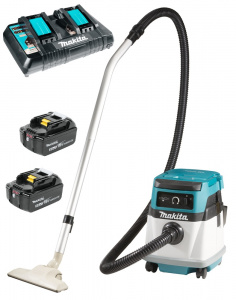 Изображение Аккумуляторный ранцевый пылесос Makita DVC 150LZ + 191L75-3