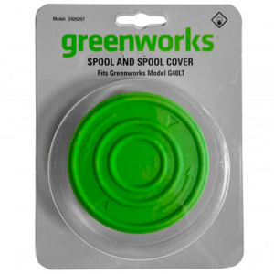 Изображение Катушка для триммера с леской 1,65 мм и крышкой Greenworks, 2926207