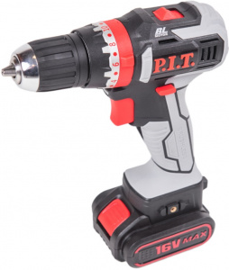Изображение Бесщеточная дрель-шуруповерт P.I.T. PID03002-16M2/BL