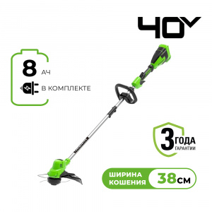 Изображение GD40LT Триммер Greenworks 2112207UH