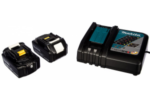 Изображение Набор Makita 198311-6 (аккумулятор BL1850B (18 В, 5 Ач  Li-ion) - 2 шт+ зу DC18RC) в кейсе MakPac 