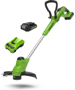 Изображение Триммер аккумуляторный Greenworks G24LT28K2 (2107107UA)