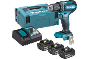 Изображение Аккумуляторная дрель-шуруповерт Makita DDF485RF3J