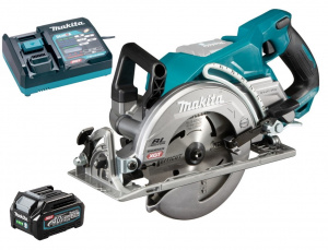 Изображение Аккумуляторная дисковая пила XGT Makita RS001GZ +191B36-3(40V 2,5 AH) +191E10-9