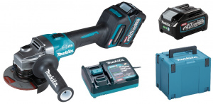 Изображение Аккумуляторная угловая шлифмашина XGT Makita GA004GM201