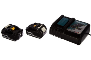 Изображение Набор Makita 198310-8 (BL1840B-2шт(18В, 4.0 Ач) + з/у DC18RC) в кейсе MakPac 