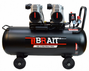 Изображение KB-2700/90X2 PRO Компрессор воздушный  BRAIT