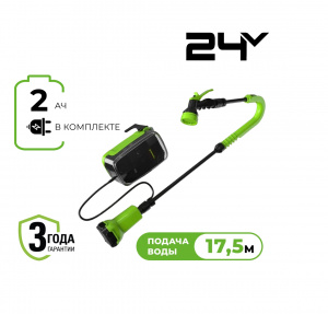 Изображение G24SWP Насос аккумуляторный для полива из бочки Greenworks 3401007UA