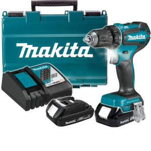 Изображение Аккумуляторная дрель-шуруповерт Makita DDF485SYE