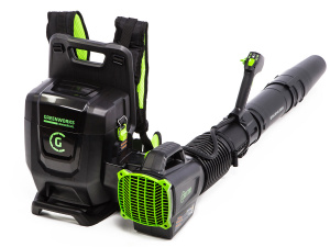 Изображение Воздуходув аккумуляторный ранцевый бесщеточный Greenworks GC82B13 (2406407)