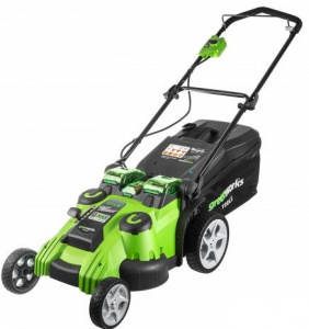 Изображение Газонокосилка аккумуляторная Greenworks G40LM49DB (2500207)