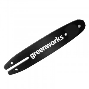 Изображение Шина для высотореза/сучкореза Greenworks 25см. Паз 1,3 мм (0,05”), 39зв. 2953907