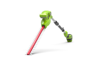 Изображение Кусторез штанговый аккумуляторный Greenworks G40PHA (2300407)